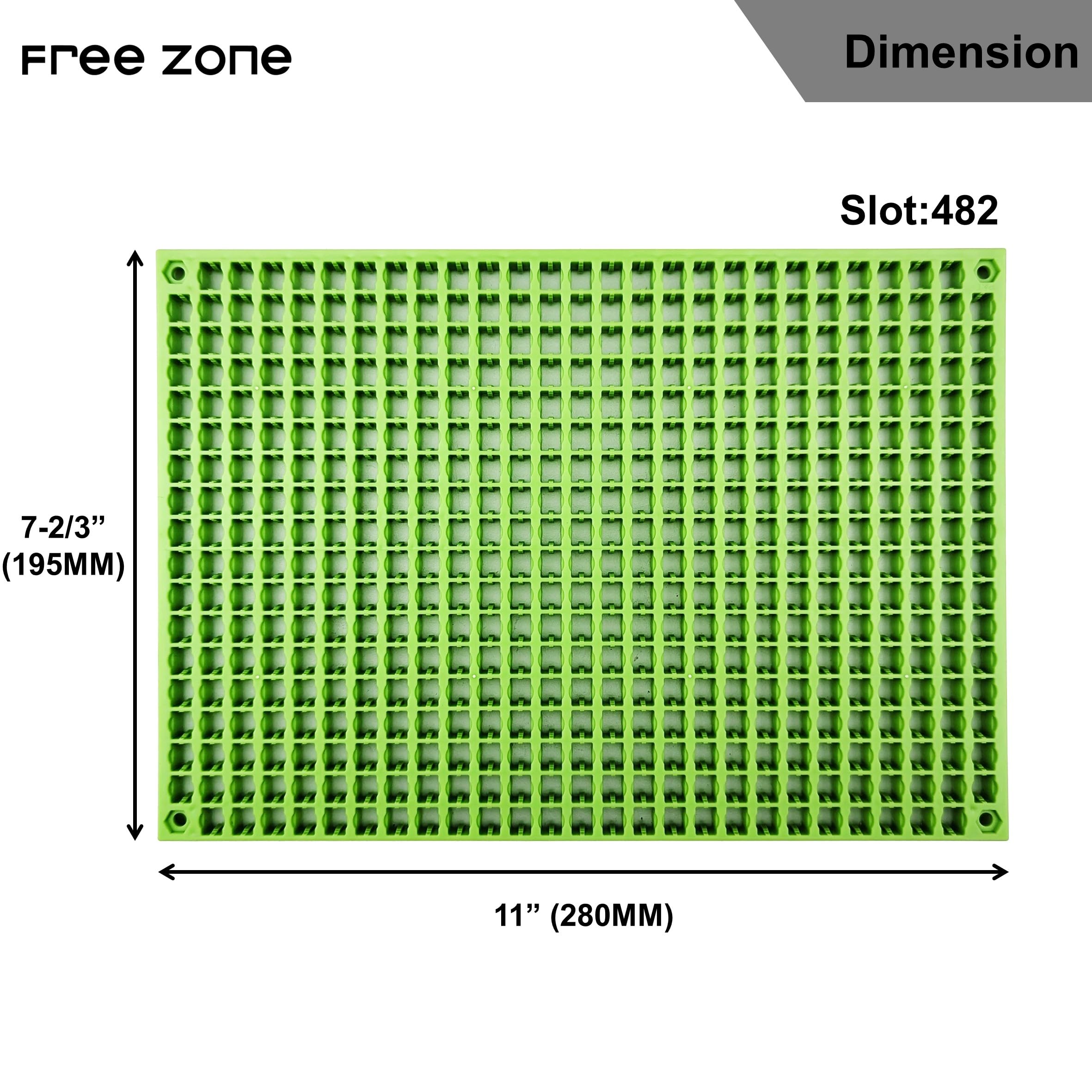 Amazon.com: Free Zone 4-Piece Large Pegboard Set (Lime Green